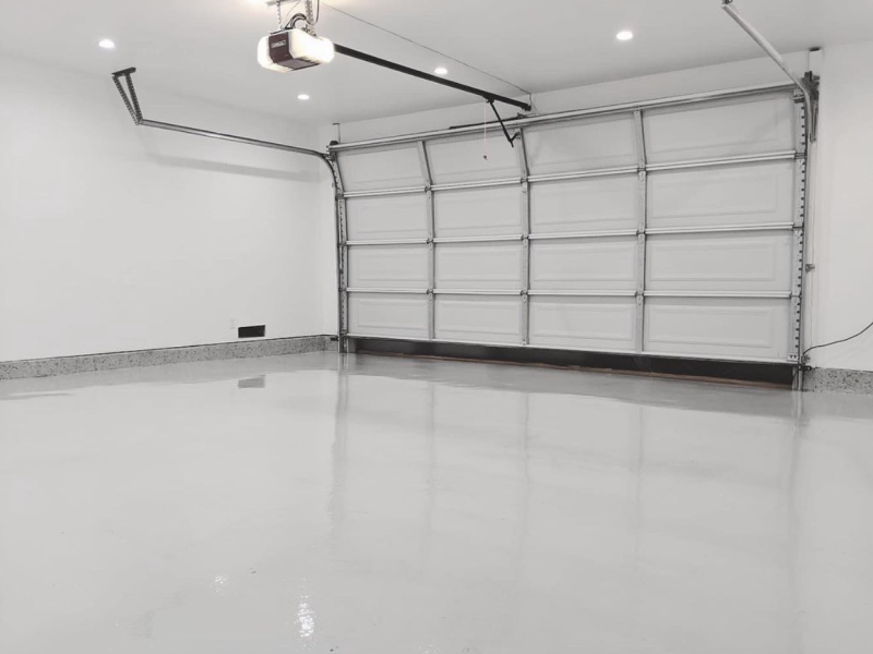 Garage conversion creating modern living space